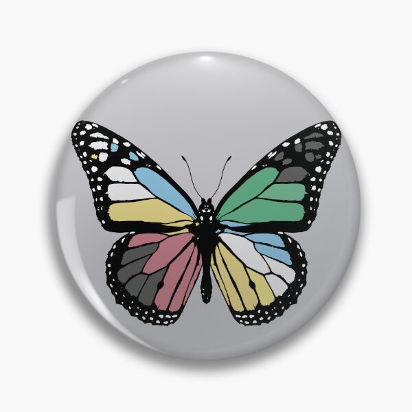 Item preview, disability pride flag butterfly designed and sold by cosmicallyavg.