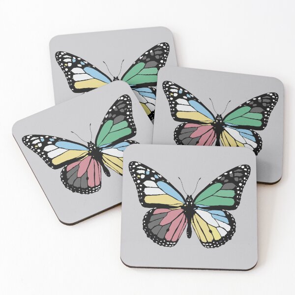 Item preview, disability pride flag butterfly designed and sold by cosmicallyavg.