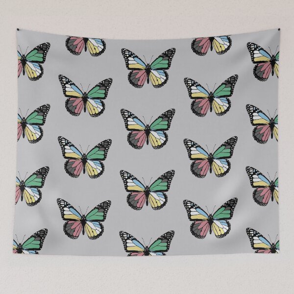 Item preview, disability pride flag butterfly designed and sold by cosmicallyavg.