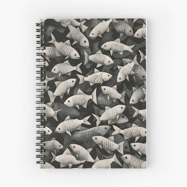 Item preview, Abstract Fish Art designed and sold by Obsidian Ink by Wilshire.