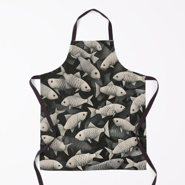 Item preview, Abstract Fish Art designed and sold by Obsidian Ink by Wilshire.