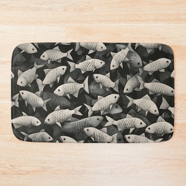 Item preview, Abstract Fish Art designed and sold by Obsidian Ink by Wilshire.