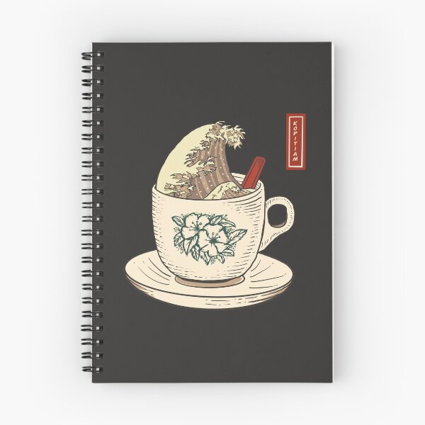Item preview, Great wave of coffee Singapore Kopitiam style designed and sold by ChonkypurrArt.