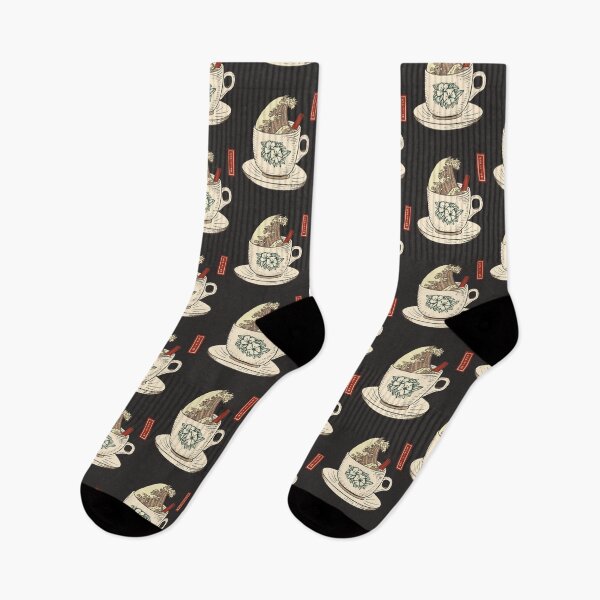 Item preview, Great wave of coffee Singapore Kopitiam style designed and sold by ChonkypurrArt.