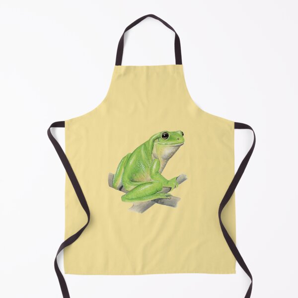 Item preview, Smiling Australian green tree frog [Golden] designed and sold by Hannah Mathews.