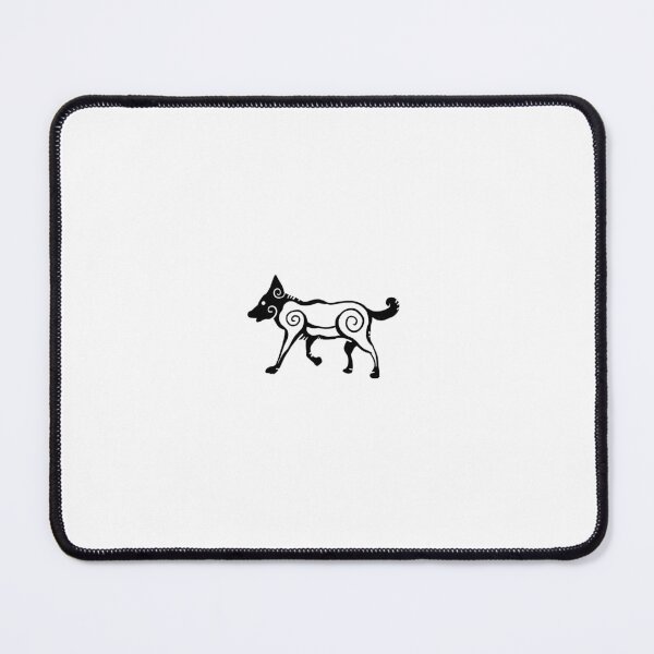Item preview, Pictographic style wolf tee designed and sold by BlackForge.