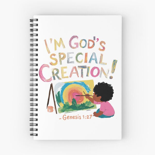 Item preview, God's Special Creation: Colorful Christian Kids Art designed and sold by HahaHandlesHub.