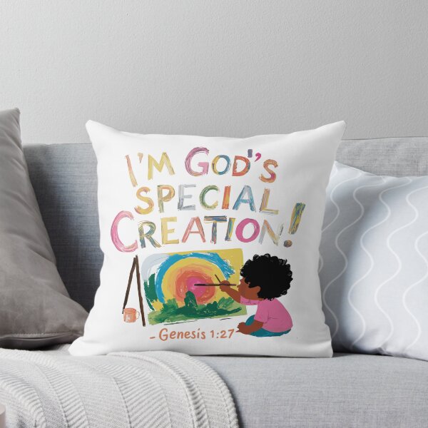 Item preview, God's Special Creation: Colorful Christian Kids Art designed and sold by HahaHandlesHub.