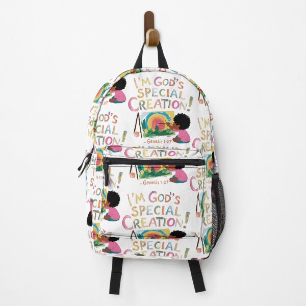 Item preview, God's Special Creation: Colorful Christian Kids Art designed and sold by HahaHandlesHub.
