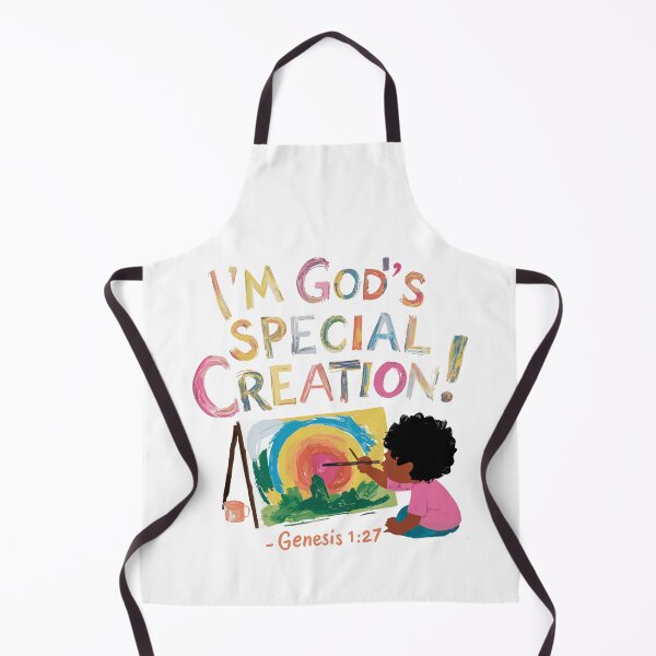 Item preview, God's Special Creation: Colorful Christian Kids Art designed and sold by HahaHandlesHub.