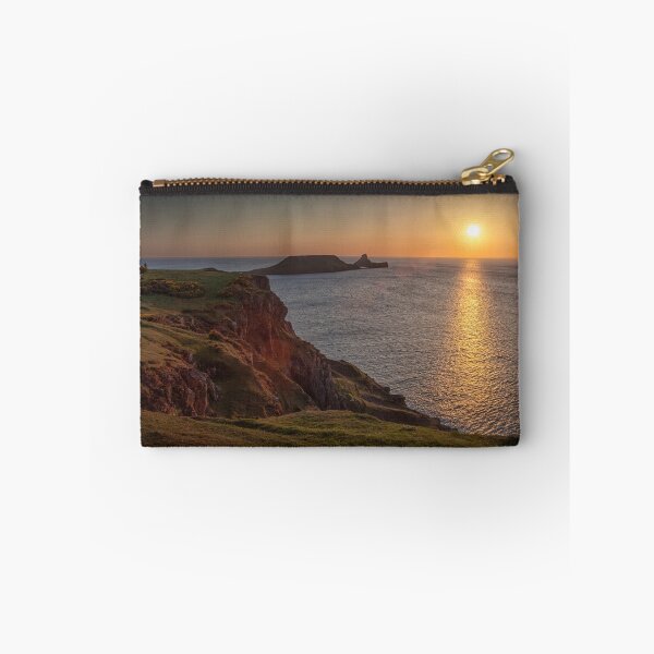 Item preview, Sunset at Worms head rhossili bay designed and sold by Leighton Collins.