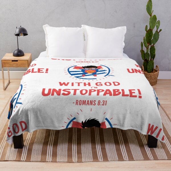 Item preview, Unstoppable with God: Inspiring Christian Kids Art designed and sold by HahaHandlesHub.