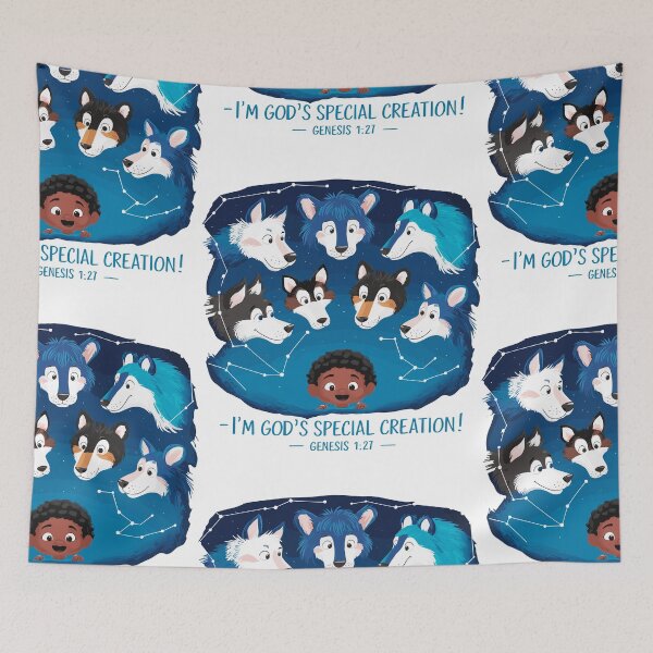 Item preview, God's Special Creation: Inspiring Christian Kids Art designed and sold by HahaHandlesHub.