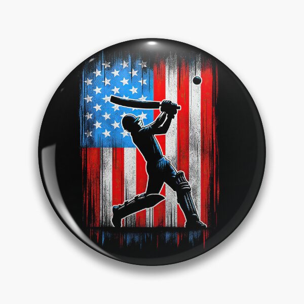 Item preview, USA Flag Cricket 2024 Fans Player Coach USA T20 WC designed and sold by MAPDDesigns.