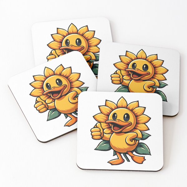 Item preview, Sunflower Duck: A Whimsical Fusion of Nature and Joy designed and sold by Designowner.