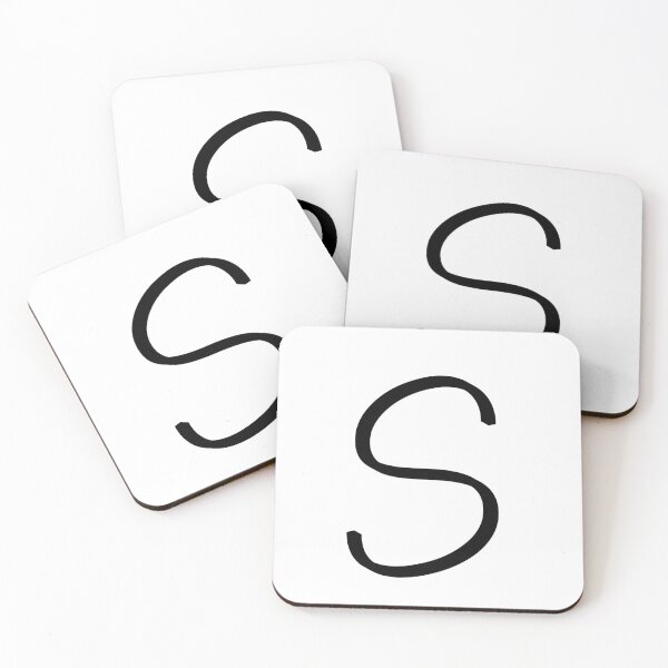 Item preview, Contemporary Geometric Uppercase Alphabet Artwork - Letter S designed and sold by uncoXab.