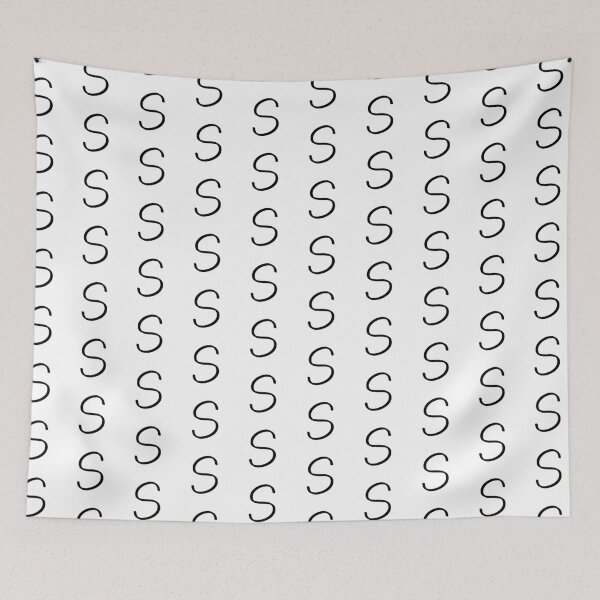 Item preview, Contemporary Geometric Uppercase Alphabet Artwork - Letter S designed and sold by uncoXab.
