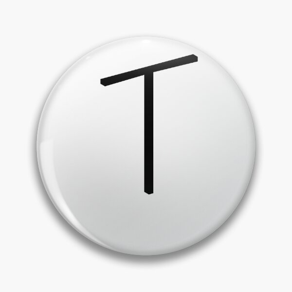 Item preview, Contemporary Geometric Uppercase Alphabet Artwork - Letter T designed and sold by uncoXab.
