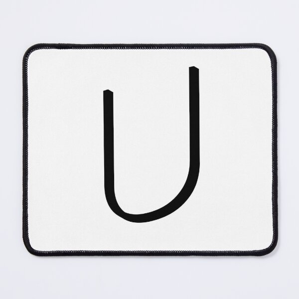 Item preview, Contemporary Geometric Uppercase Alphabet Artwork - Letter U designed and sold by uncoXab.