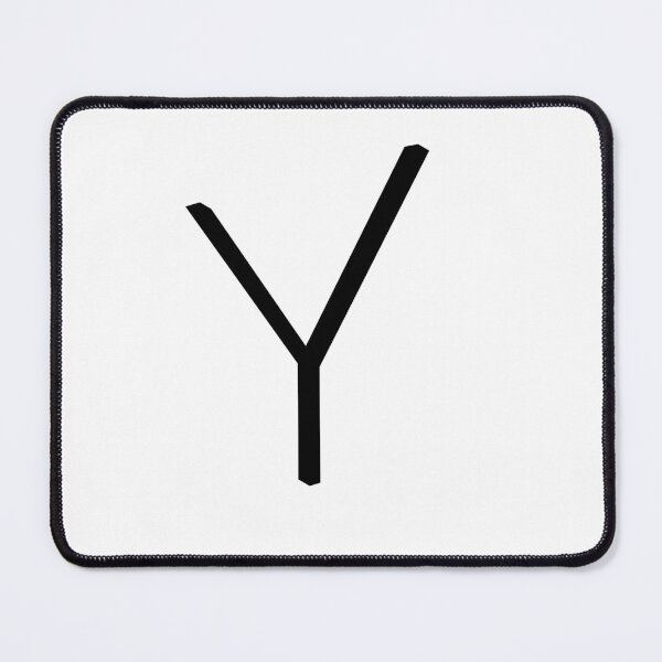 Item preview, Contemporary Geometric Uppercase Alphabet Artwork - Letter Y designed and sold by uncoXab.