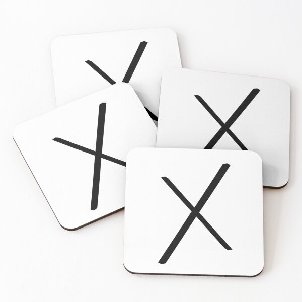 Item preview, Contemporary Geometric Uppercase Alphabet Artwork - Letter X designed and sold by uncoXab.