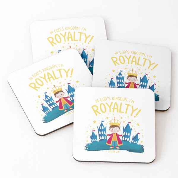 Item preview, Royalty in God's Kingdom: Enchanting Christian Kids Art designed and sold by HahaHandlesHub.