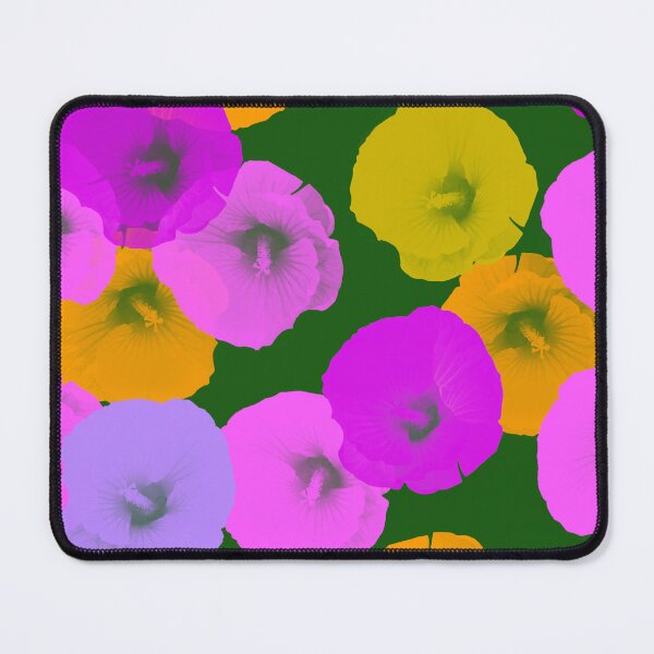 Item preview, Beautiful Hibiscus Photography / Hibiscus Delight Green Background - Repeating Pattern designed and sold by Victoria Rose.
