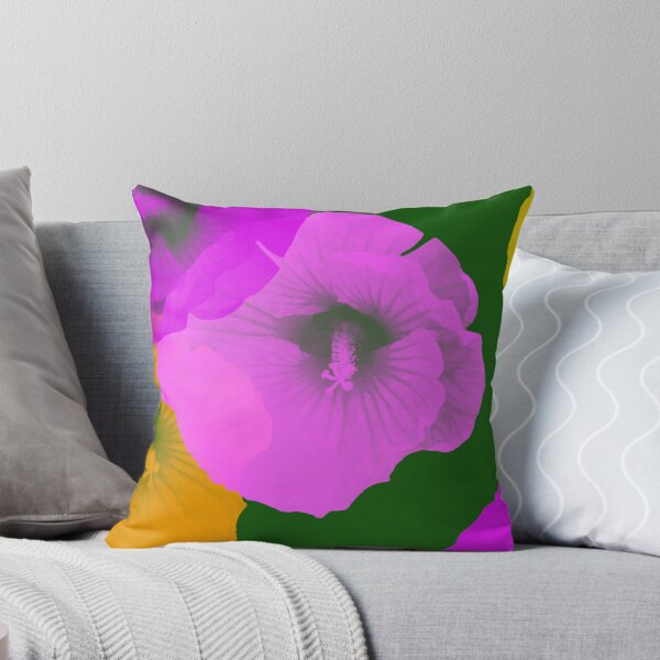 Item preview, Beautiful Hibiscus Photography / Hibiscus Delight Green Background - Repeating Pattern designed and sold by Victoria Rose.