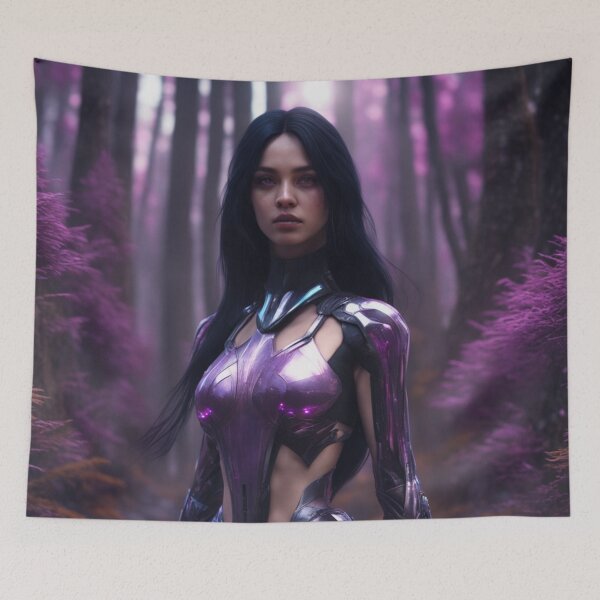 Item preview, Walking in a purple forest designed and sold by Yrkye.