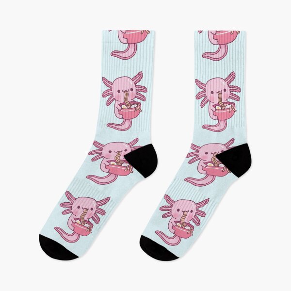 Item preview, Cute Axolotl Eating Japanese Ramen Noodles designed and sold by rustydoodle.