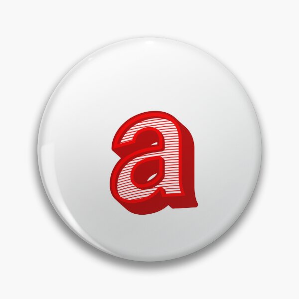 Item preview, 3D Alphabet Letter a - Bold Typography Design - Lowercase Alphabet Artwork designed and sold by uncoXab.