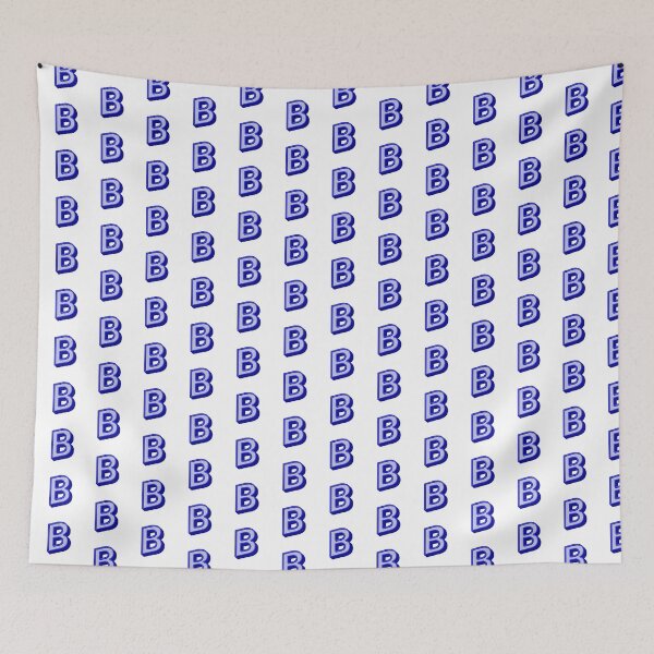 Item preview, 3D Alphabet Letter B - Bold Typography Design - Uppercase Alphabet Artwork designed and sold by uncoXab.