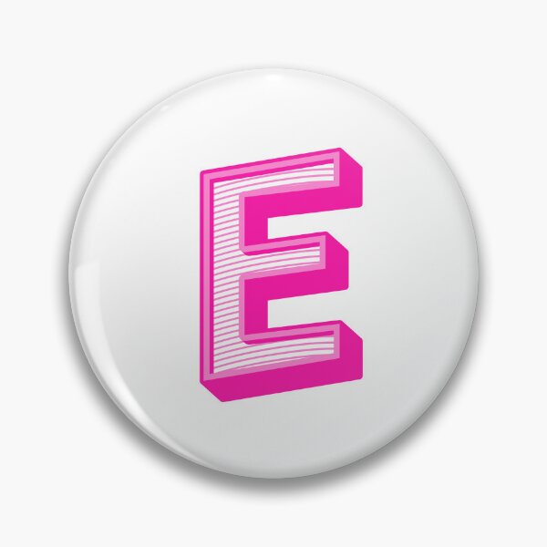 Item preview, 3D Alphabet Letter E - Bold Typography Design - Uppercase Alphabet Artwork designed and sold by uncoXab.