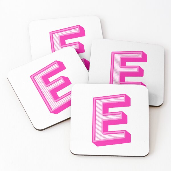 Item preview, 3D Alphabet Letter E - Bold Typography Design - Uppercase Alphabet Artwork designed and sold by uncoXab.