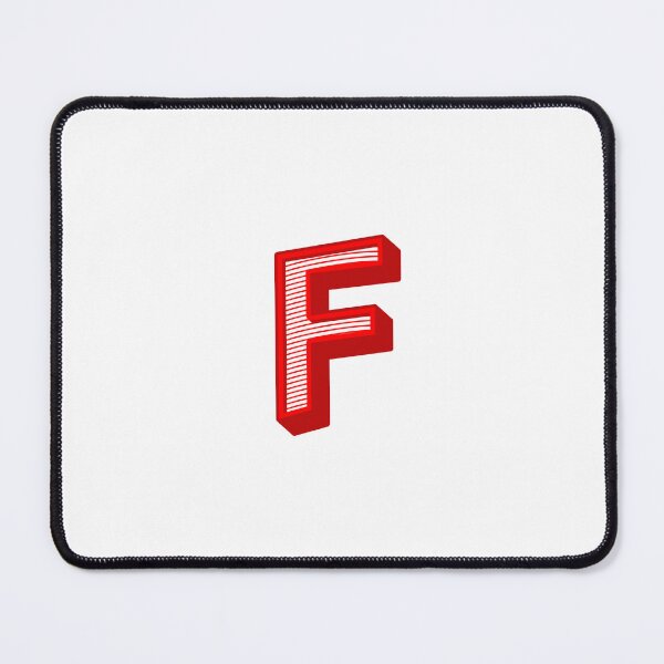 Item preview, 3D Alphabet Letter F - Bold Typography Design - Uppercase Alphabet Artwork designed and sold by uncoXab.
