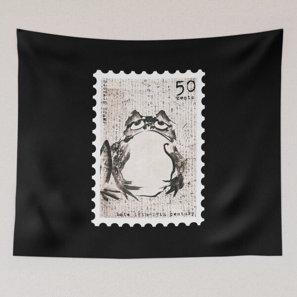Item preview, Japanese Frog Stamp designed and sold by RabbitK.