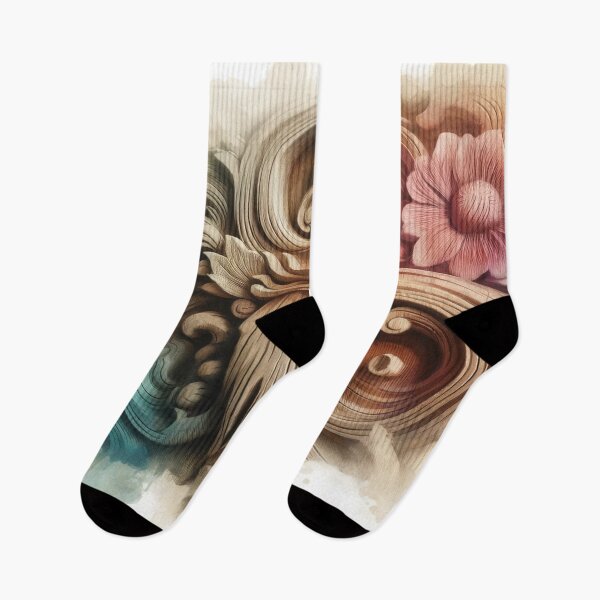 Item preview, Magnificent watercolor wood sculpture for artistic decoration designed and sold by cj-digital.