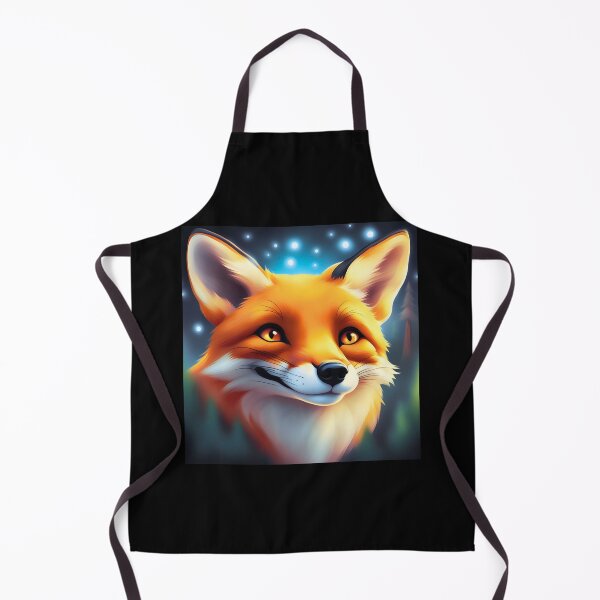 Item preview, Smiling fox on a cool background designed and sold by ColorfulCreate.