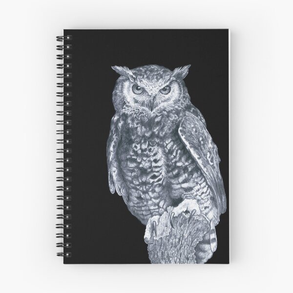 Item preview, Mistical Owl Perched: A Pencil Sketch by HV designed and sold by IDoMatterROSASS.