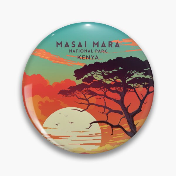 Item preview, Masai Mara National Park Wildlife Wonder designed and sold by NeuralVibe.