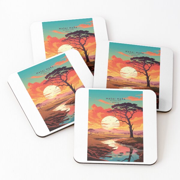 Item preview, Masai Mara National Park Wildlife Wonder designed and sold by NeuralVibe.