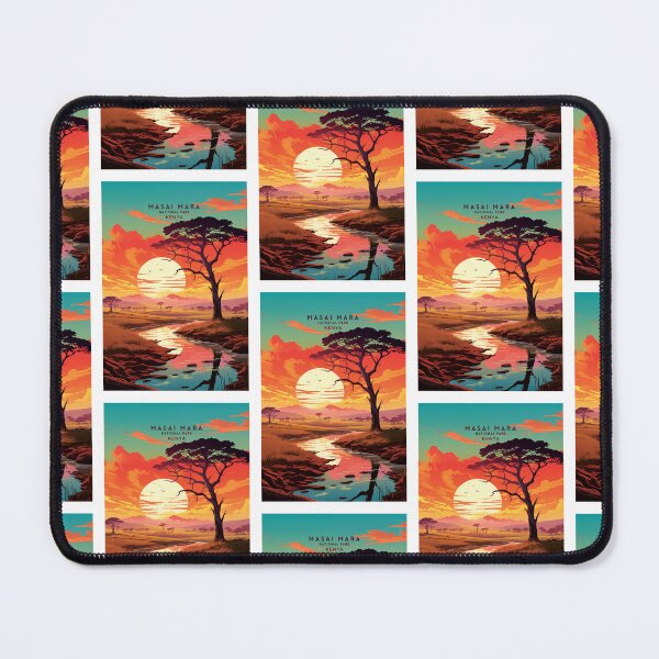 Item preview, Masai Mara National Park Wildlife Wonder designed and sold by NeuralVibe.