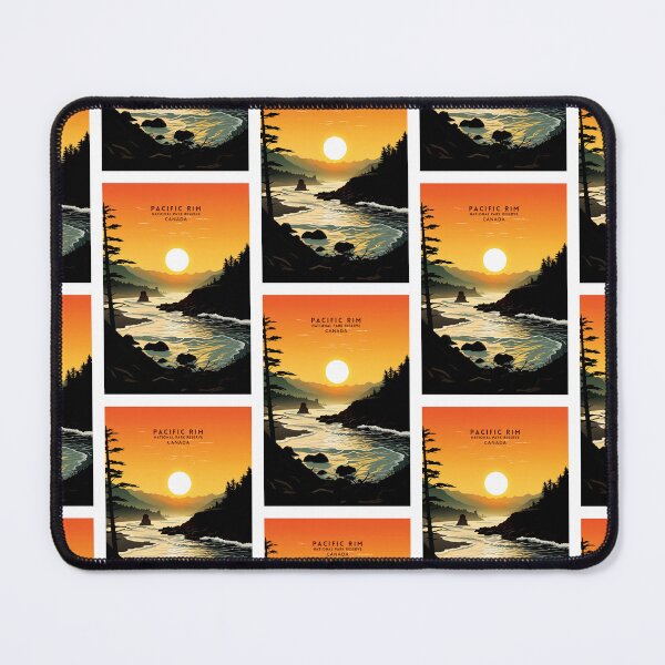 Item preview, Pacific Rim National Park Coastal Rainforest designed and sold by NeuralVibe.