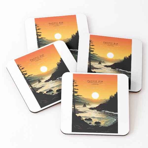 Item preview, Pacific Rim National Park Coastal Rainforest designed and sold by NeuralVibe.