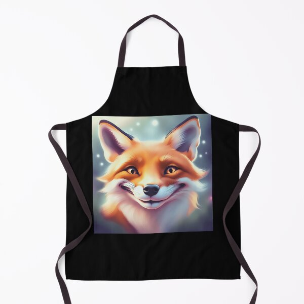 Item preview, Smiling fox on a cool background designed and sold by ColorfulCreate.