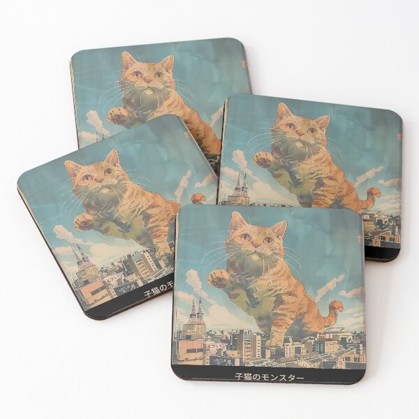 Artikelvorschau, Kitten Kaiju: City Stomper Grafik-T-Shirt (子猫のモンスター) entworfen und verkauft von eatmorvelopator.