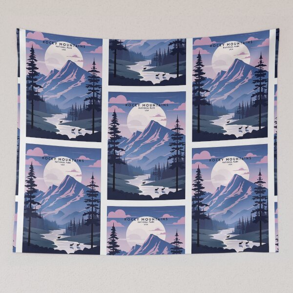 Item preview, Rocky Mountains National Park Peak Majesty designed and sold by NeuralVibe.