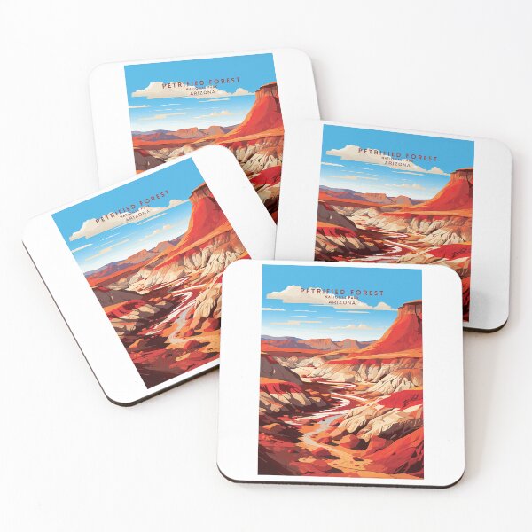 Item preview, Petrified Forest National Park Fossilized Forest designed and sold by NeuralVibe.