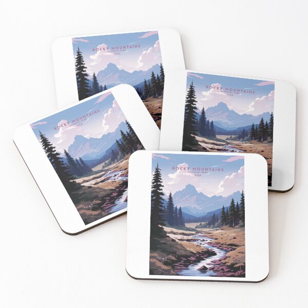 Item preview, Rocky Mountains National Park High Peaks designed and sold by NeuralVibe.
