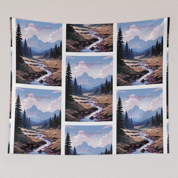 Item preview, Rocky Mountains National Park High Peaks designed and sold by NeuralVibe.